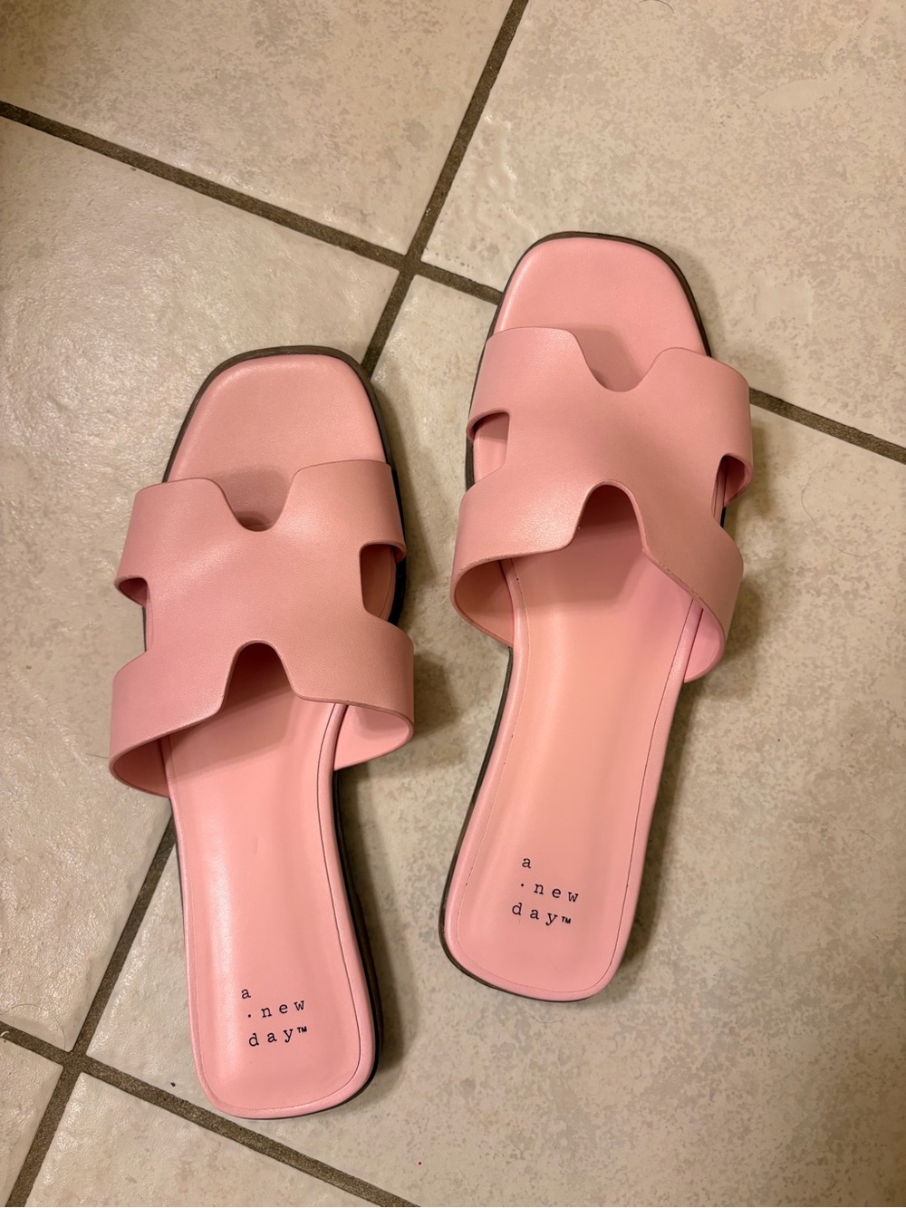 Pink Slide Sandals